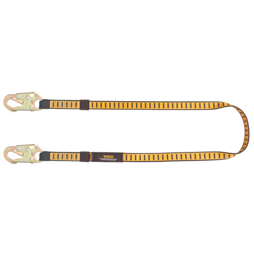 Dewalt DEWALT 6 Ft. Work Positioning Lanyard with Steel Snap Hooks on Both Ends 