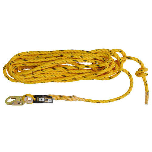Dewalt DEWALT Vertical Lifeline - Polydac Rope - Snap Hook With Tapered End - 25' 