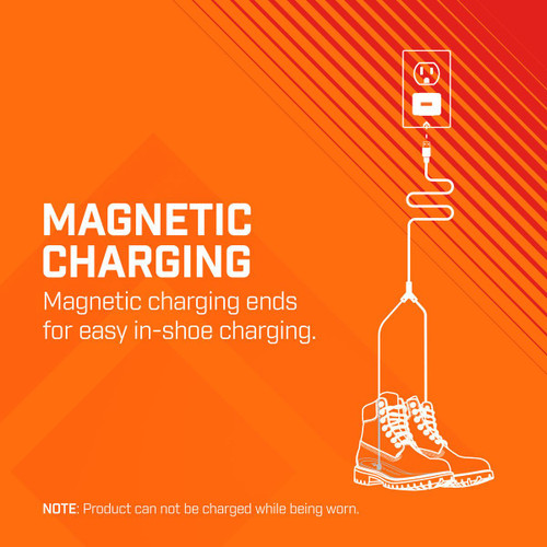  THAW Rechargeable Heated Insoles - App-Controlled Warming 