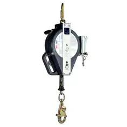 3M Fall Protection 3M SRL - 3503886 - Ultra-Lok - Black - 50' - Class 1 - 3-Way Retreval w/ Bracket - Zinc Plated Swivel Snap Hook - Galvanized Cable - Zinc Plated Carabiner - 310 lb 
