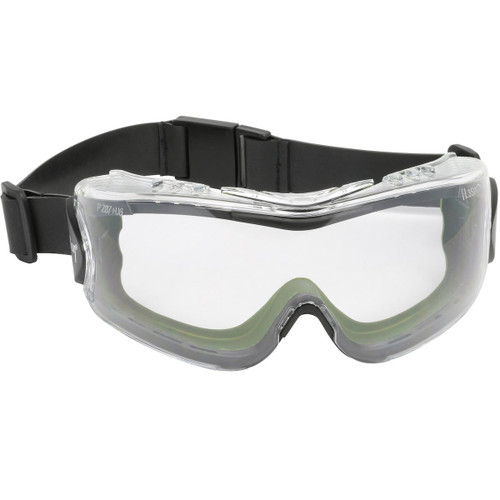 Protective Industrial Products PIP® Mission™ 251-63-0520-RHB Indirect Vent Goggle with Green Body, Clear Lens and FogLess® 3Sixty™ Coating  - Neoprene Strap 