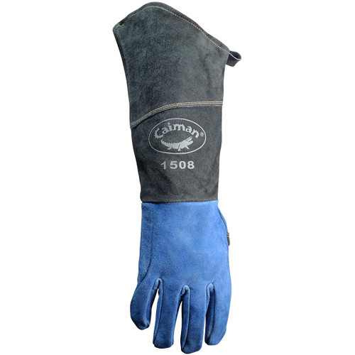 Protective Industrial Products PIP® Caiman® 1508 Premium Split Cowhide MIG/Stick Welder's Glove with Fleece Lining and Scalloped Cuff - 18" Length 