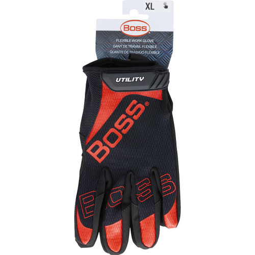 Protective Industrial Products PIP® Boss® Utility 120-MU1210T Synthetic Microfiber Palm with Mesh Fabric Back 