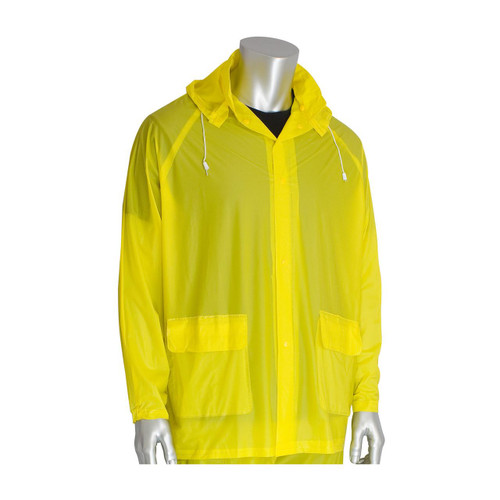 Protective Industrial Products PIP® Base10™ 201-100 Value Three-Piece Rainsuit - 0.10 mm 