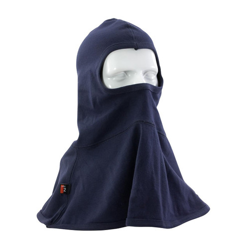 Protective Industrial Products PIP® 385-FRBL11 Single-Layer AR/FR Interlock Cotton Balaclava - 11.8 Cal/cm2 