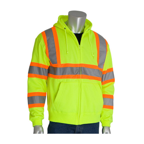 Protective Industrial Products PIP® 323-HSSP ANSI Type R Class 3 Two-Tone Hoodie 