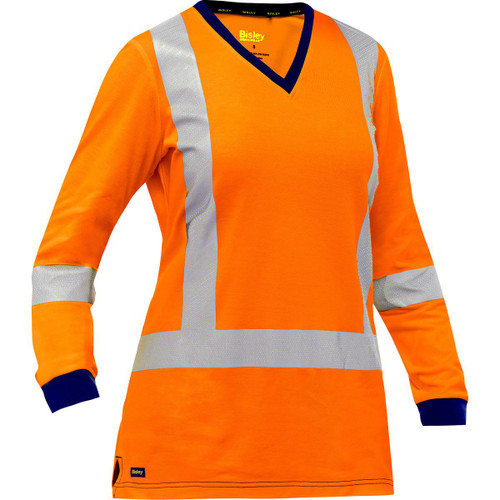 Protective Industrial Products PIP® Bisley® 313W6118X ANSI Type R Class 3 and CSA Z96 Class 2 X-Back Women's Long Sleeve Shirt 