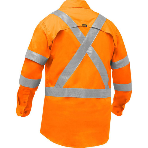 Protective Industrial Products PIP® Bisley® 313W6490X ANSI Type R Class 3 and CSA Z96 X-Back Women's Long Sleeve Work Shirt with X-Airflow™ 
