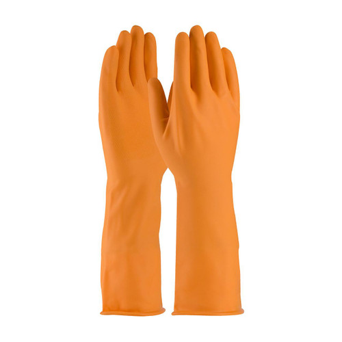 Protective Industrial Products PIP® Assurance® 47-L210T Extra Long Unsupported Latex, Unlined with Roughened Sandblast Grip - 18 Mil 