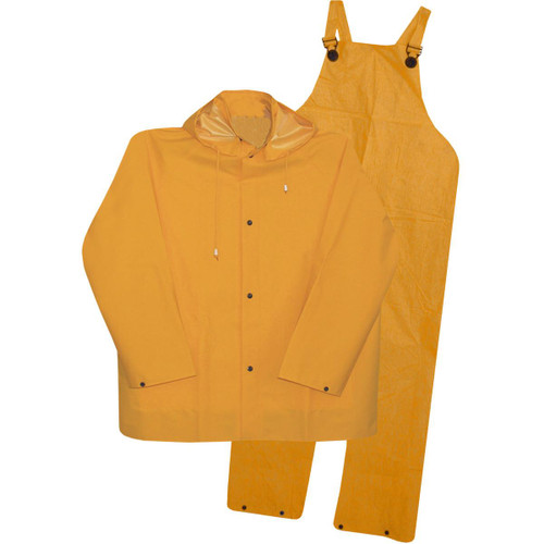 Protective Industrial Products PIP® Boss® 3PR0300Y Premium Three-Piece Rainsuit - 0.35mm 