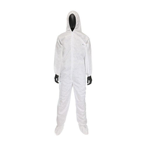 Protective Industrial Products PIP® Posi-Wear® M3™ C3809 PosiWear M3 Coverall with Hood & Boot 50 gsm 