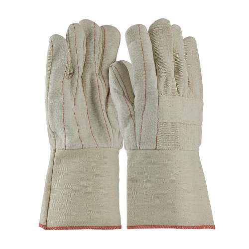 Protective Industrial Products PIP® 94-928G Premium Grade Hot Mill Glove with Three-Layers of Cotton Canvas and Burlap Liner - 28 oz 