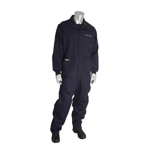 Protective Industrial Products PIP® 9100-2160D AR/FR Dual Certified Coverall - 9.2 Cal/cm2 Protective Industrial Products PIP® 9100-2160D AR/FR Dual Certified Coverall - 9.2 Cal/cm2