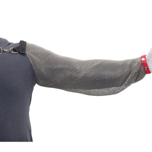 Protective Industrial Products PIP® US Mesh® USM-3105 Stainless Steel Mesh Sleeve with Adjustable Chest Strap 