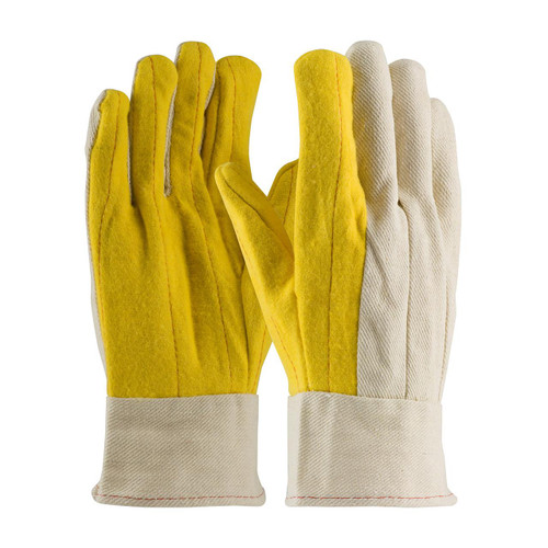 Protective Industrial Products PIP® M18BT Regular Grade Chore Glove with Double Layer Palm, Canvas Back and Nap-Out Finish - Band Top 