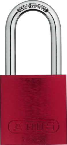  ABUS 72HB/40-40KA - Red Lockout Tagout Padlock - 1.5" Shackle - 12 Pack - Keyed Alike - 12 Padlocks with 24 Keys 