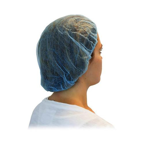  Work Force Inc. PPB-B-21 - Bouffant Cap - 21" - Blue - 100/Bg - 10Bg/Cs 