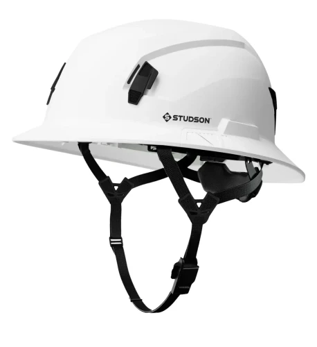  Studson Safety Helmet - SHK1-FB-EW - Full Brim - Non-Vented - Type 2 - Class E - 4-Point Magnetic Chinstrap - Koroyd - Twiceme Tech 