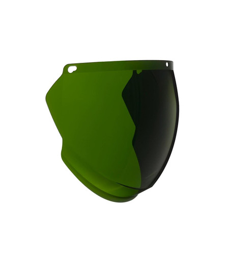  Studson 9160004 Shade 5 Toric Replacement Face Shield – Green Lens (ANSI Z87.1+) 