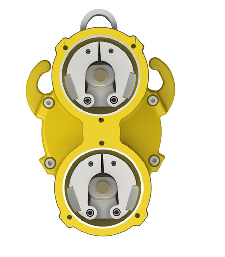 3M Fall Protection 3M DBI-SALA 3327050 Rollgliss R550 Rescue and Descent Device System with Rescue Wheel - Yellow - 50 ft. (15 m) 