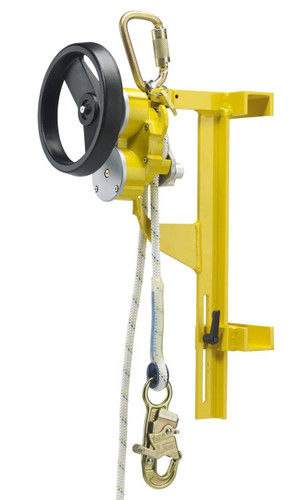 3M Fall Protection 3M DBI-SALA 3327050 Rollgliss R550 Rescue and Descent Device System with Rescue Wheel - Yellow - 50 ft. (15 m) 