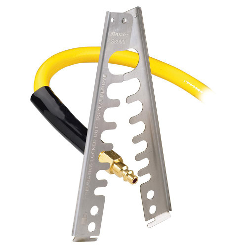 Master Lock Company Master Lock S3900 LOTO Pneumatic Lockout - Stainless Steel, Accommodates 1/4" 