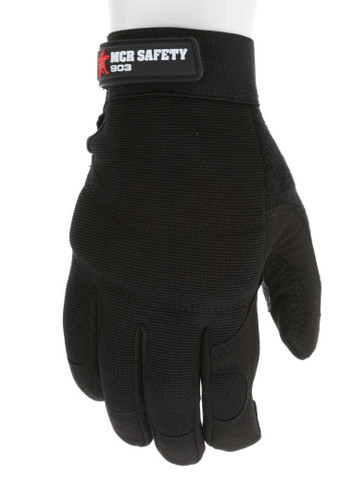 MCR Safety MCR 903XL Mechanics Glove - X-Large, Black 