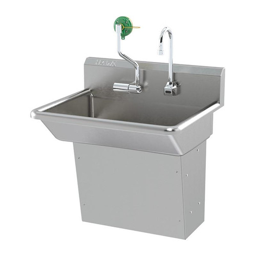  Haws® 7660 Hand Wash Sink with AXION® Eye/Face Wash 
