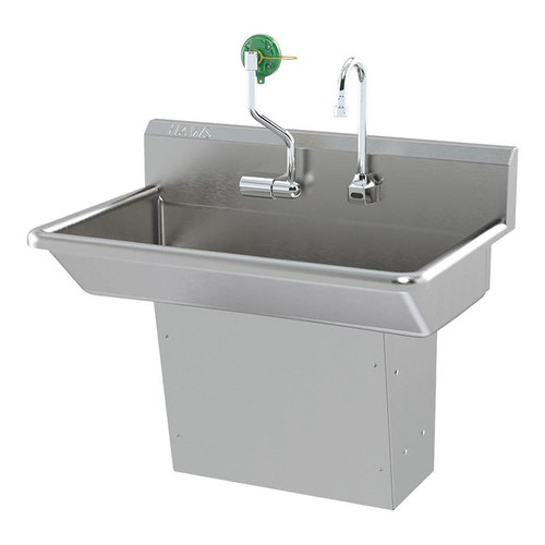  Haws® 7661 Hand Wash Sink with AXION® Eye/Face Wash 