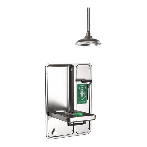  Haws® 8356WCDD AXION® MSR Barrier-Free Recessed Shower and Eye/Face Wash 
