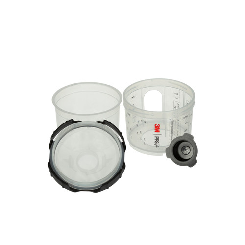 3M PPS Series 2.0 26114 Spray Cup System Kit - Mini 6.8 fl oz (200 mL) - 200 Micron