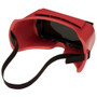 Jackson Safety - Welding Goggle - V100 WS series - Red - Shade 5 - Cutting - Fixed Plate - 2"x4.25" - Side back