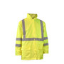 Radians Rain Jacket RW10-3S1Y - 4Xl - PU Coated - Lightweight 150 Denier - Class 3