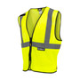 Radians Safety Vest DSV220 - DeWalt - Green Mesh - Zip Frt - 2 Reflective Tape