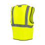 Radians Safety Vest DSV220 - DeWalt - Green Mesh - Zip Frt - 2" Reflective Tape - Back