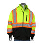 Protective Industrial Products PIP Grid Fleece Sweatshirt - 2-Tone - Full-Zip - X-Back