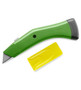 Safety Services, Inc. H-673-G Knife Green - Level 5 - Easy Change Blade - w/Belt Clip Holster - Manual Retracting