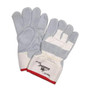 Honeywell Safety Prod USA Guard Dog Leather Palm Glove KV224D - A3 - ABR4 - Grey/White Leather Palm - Kevlar Liner