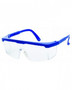 Liberty Glove and Safety INOX Safety Glasses - 1711C INOX Guardian - Single Lens Safety Glasses - Blue Frame