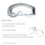 Honeywell Safety Prod USA Honeywell Uvex Stealth Goggles S3961C - Gray - Clear Xtr Lens - Chemical Splash