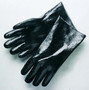 Liberty Glove & Safety Liberty Supported PVC Glove 2131 - Lg - Semi-Rough Finish - Cotton Lined - Black - Knit Wrist