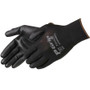 Liberty Glove and Safety Liberty Reusable Glove SP4638BK - P-Grip - 13ga - Black Nylon - Black PU Palm