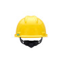 MSA Hard Cap C217093 - Super-V - Front Brim - 4-Point Fas-Trac Ratchet Suspension - Yellow - Type 2 Class E