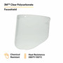 3M Personal Safety Division 3M Clear Polycarbonate Faceshield WP96 - 82701-00000 - Molded