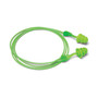 Moldex Ear Plugs 6445 - Glide Trio - Green - Triple-Flange - Corded - Reusable - NRR27 - 50Pr/Bx 4Bx/C