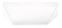 MSA V-Gard Visor 10115839 - Clr - Poly Carb - Contoured - AF/AS 7.992"x16.693"x.748