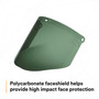 3M Personal Safety Division 3M Polycarbonate Faceshield WP96C - Dark Green - 82702-00000