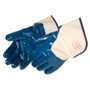 Liberty Glove & Safety Liberty Coated Nitrile Glove 9360SP -2.5" Safety Cuff - Blue Nitrile Palm - HW - Jersey Lined
