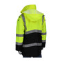 Protective Industrial Products PIP Black Bottom Coat - Built-In Quilted Insulation - Long Hem