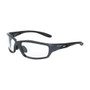 Radians Safety Glasses 224 - Crossfire Infinity - Clr Lens - Gray Frame - Vent - Rubber Nose/Tip - 12/Bx